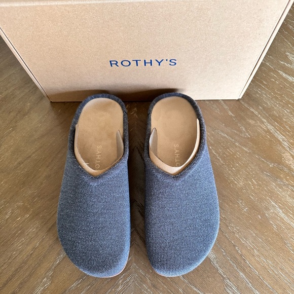 Rothys The Casual Clog Mountain Grey Size 9 - Picture 5 of 6